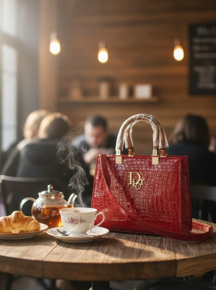 Ashir Studio Luxe Croco-Textured Luxury Handbag Collection jewelry featuring elegant design and premium craftsmanship.
