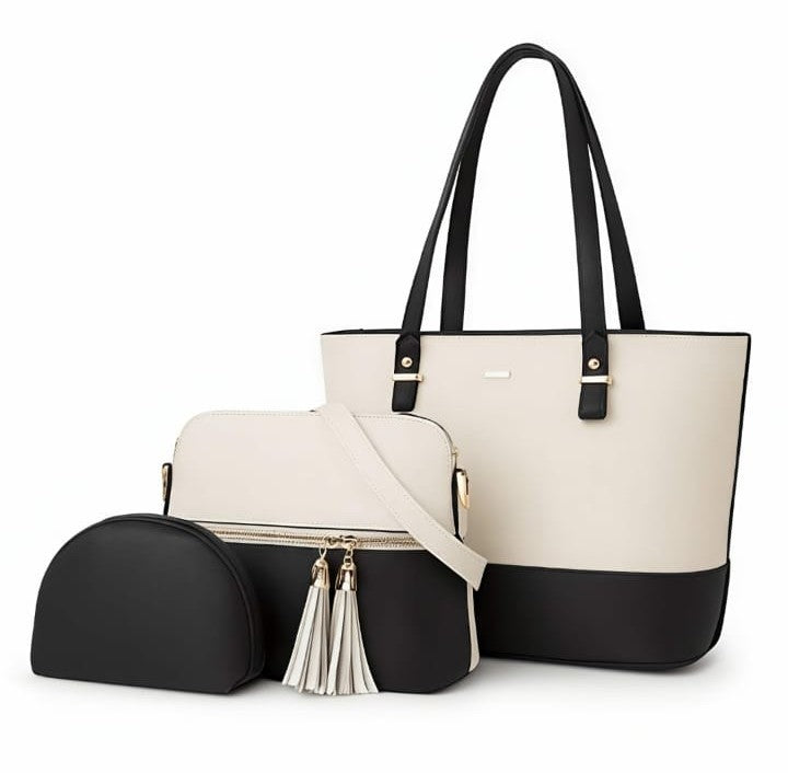 Ashir Studio 3-piece luxury handbag collection featuring elegant jewelry pieces with intricate designs and premium craftsmanship.