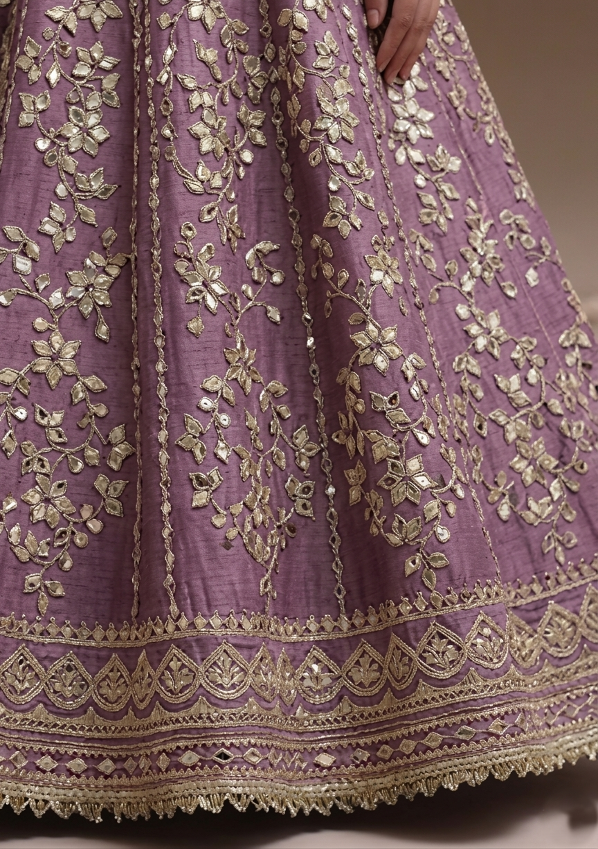 Anarkali Maxima – Royal Mauve Silver