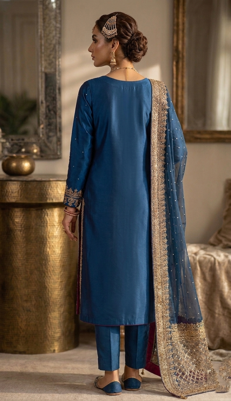 Royal Teal Heritage Set – Deep Ocean & Dull Gold