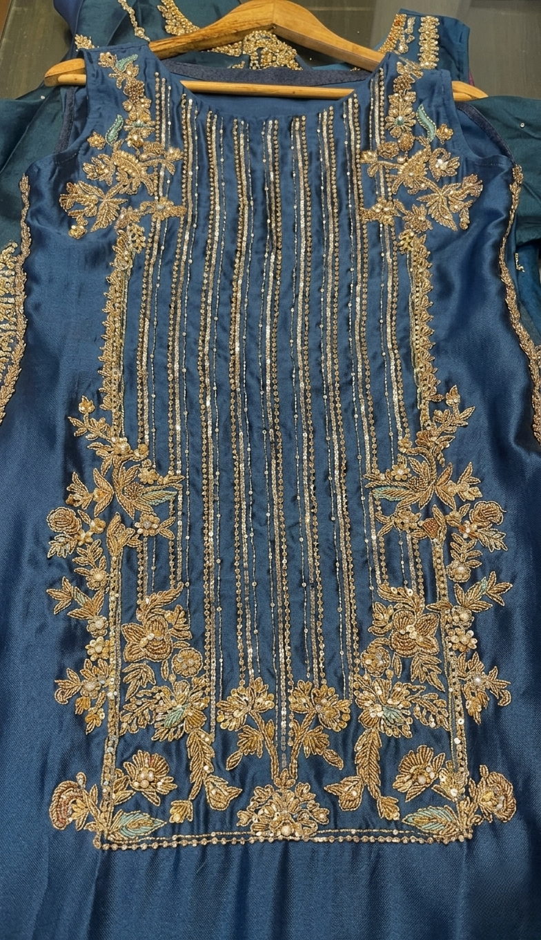 Royal Teal Heritage Set – Deep Ocean & Dull Gold