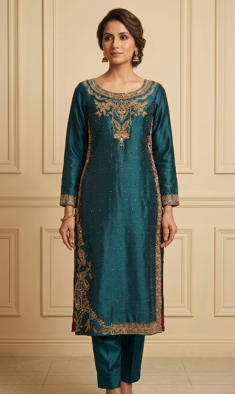 Royal Teal Signature Set – Deep Ocean & Classic Gold