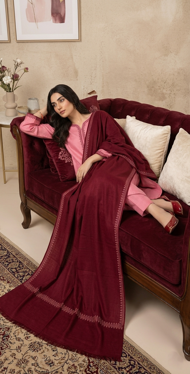 Elegant Pink 3-Piece Suit