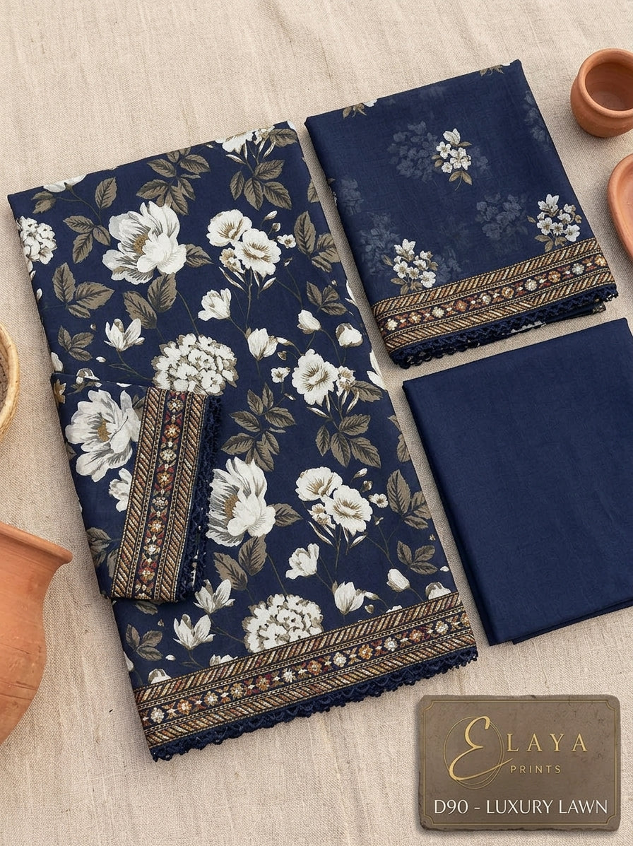 Premium Lawn Prints '26 collection by Elaya Prints