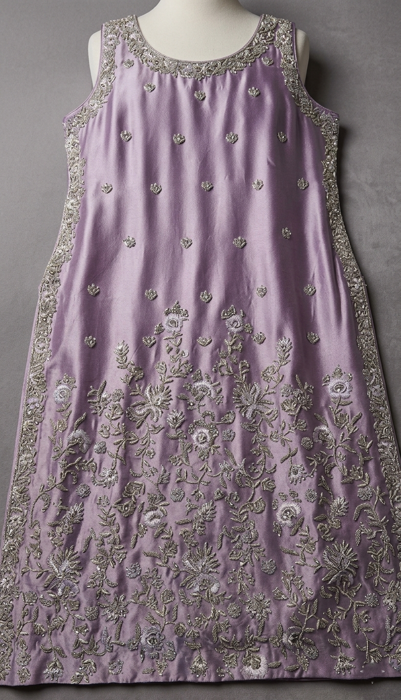 Luxe Silk Set – Lilac Serenade