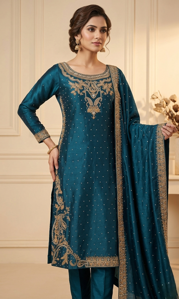 Royal Teal Signature Set – Deep Ocean & Classic Gold