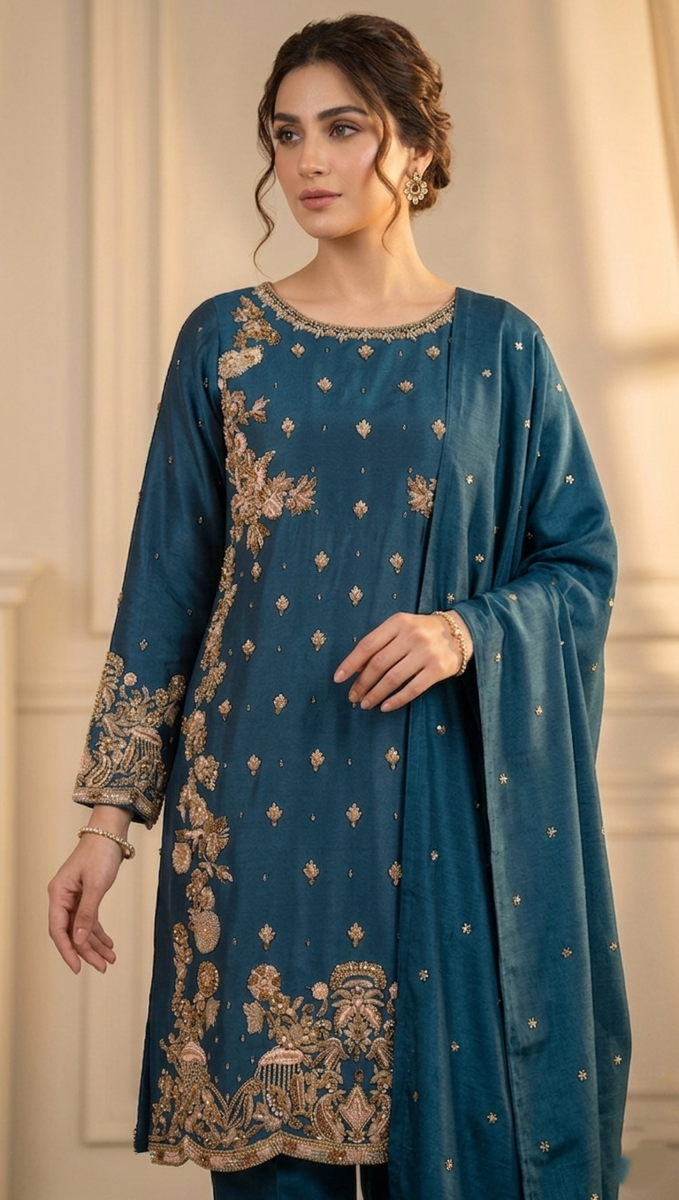 Regal Teal Heritage Set – Deep Ocean & Dull Gold