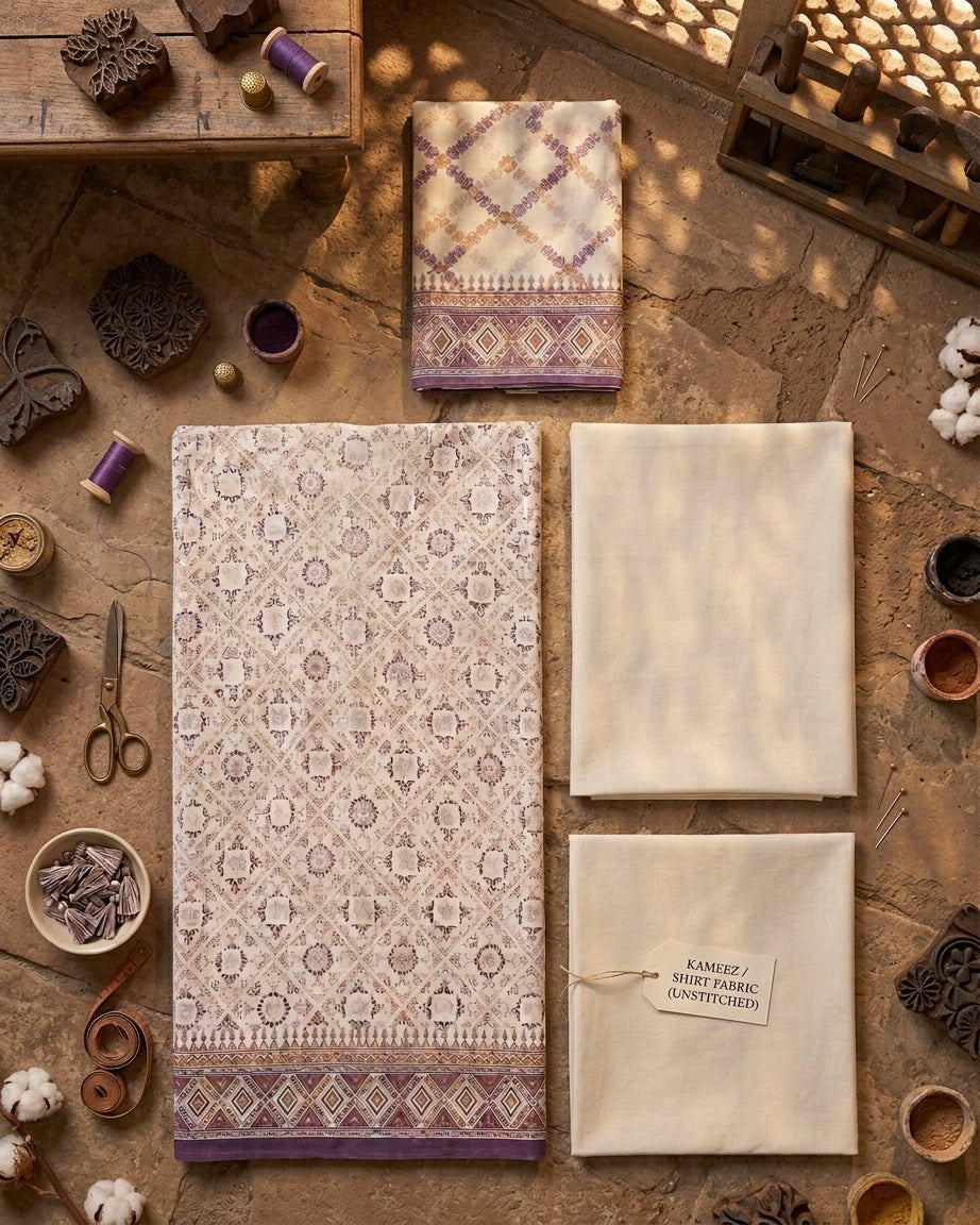 Zesh Traditional Patterned Suit