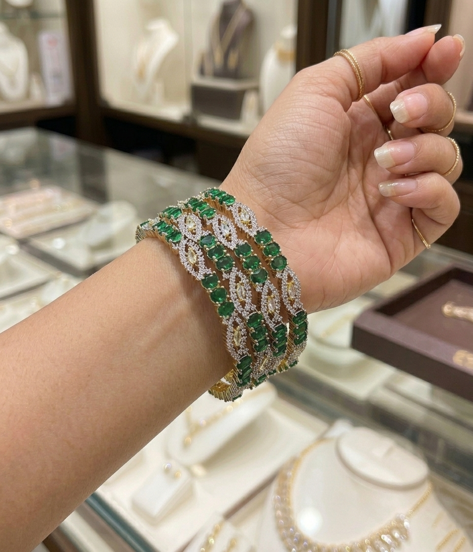 American Diamond Bangles