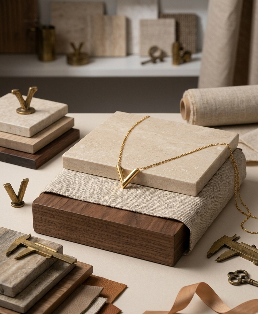 V-shaped necklace from Ashir Studio featuring a sleek, modern jewelry design with a minimalist style.
