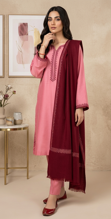Elegant Pink 3-Piece Suit