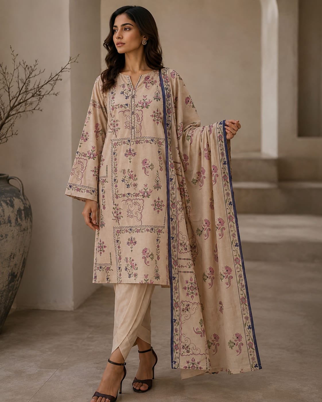 Saya Printed Lawn 3-Piece