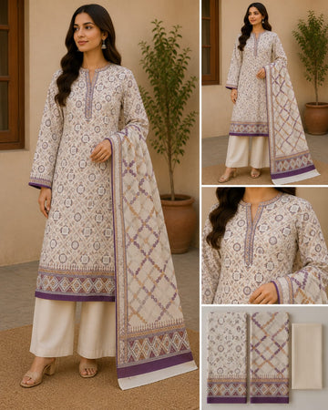 Zesh Traditional Patterned Suit
