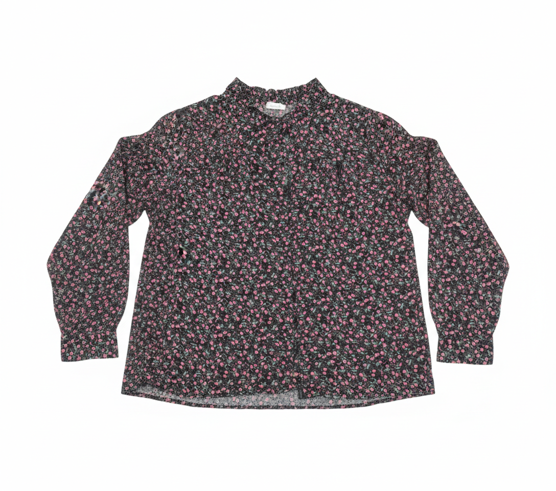 Dotted dusty shirt from Ashir Studio, casual clothing item with a dotted pattern, displayed on a hanger.