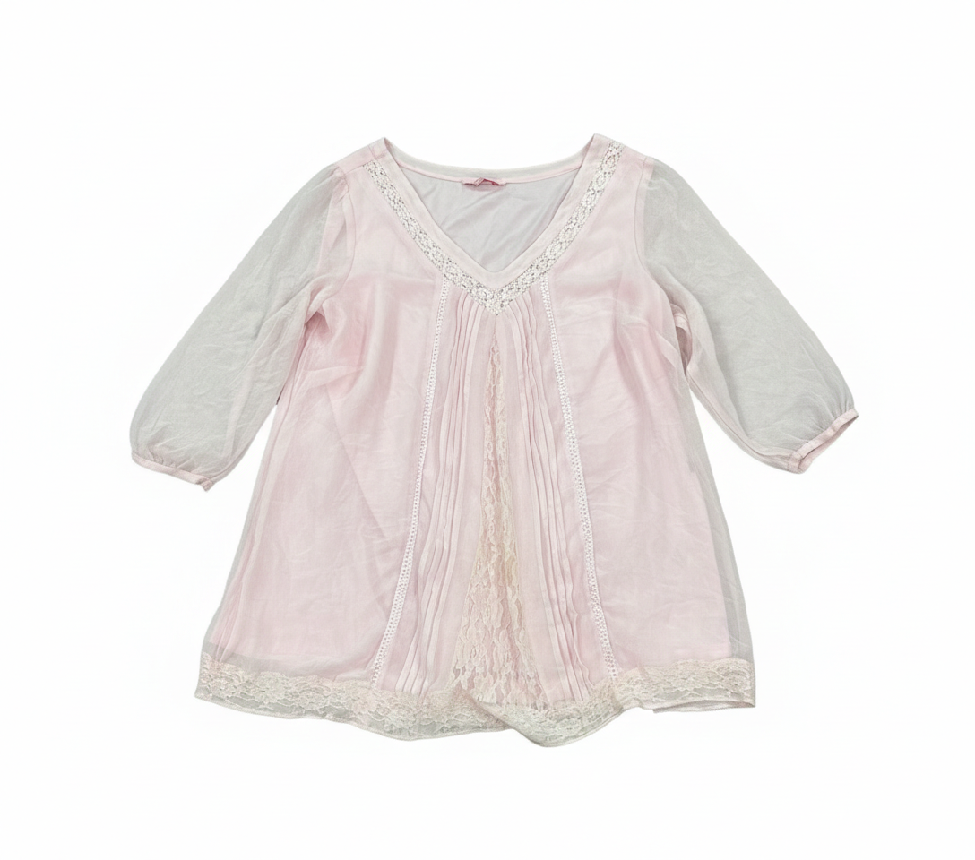 Pink short shirt from Ashir Studio, casual clothing with short sleeves and a stylish fit, displayed on a hanger.