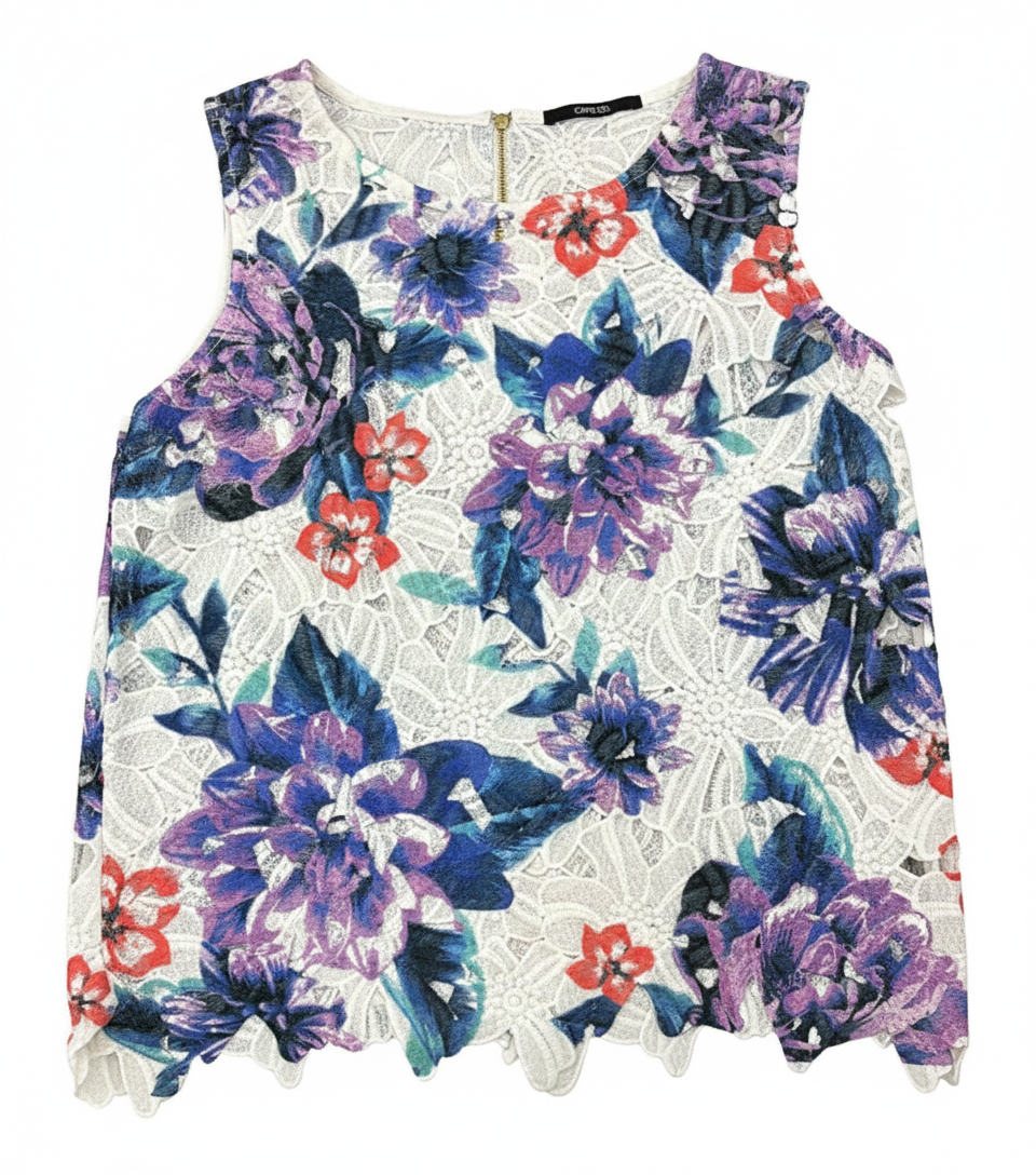Short sleeveless shirt from Ashir Studio, lightweight cloth with a casual fit and simple design, perfect for warm weather.